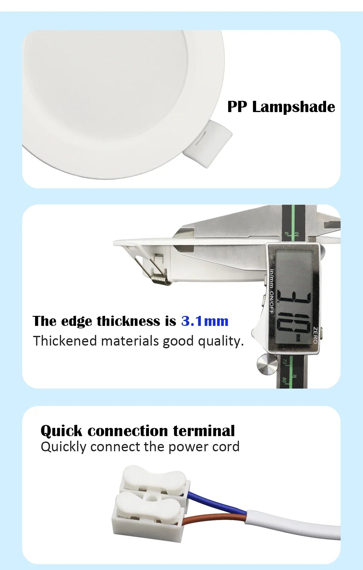 6Pack 24W 17W 14W 10W 6W Bianco Rotondo Da Incasso Led Da Incasso Luce di Pannello 110V 220V Caldo Freddo illuminazione Foyer Studio Casa Interno