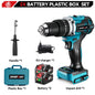 Trapano elettrico brushless ONEVAN 1500W, avvitatore a batteria, martello perforatore per lavorazione del legno, utensile elettrico compatibile con batteria Makita 18V.