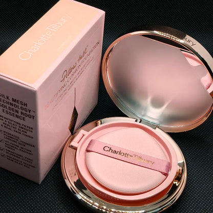 Fondotinta Liquido e Cipria Micro-Leggera Charlotte Tilbury: Cosmetici Portatili Multiuso Effetto Flawless