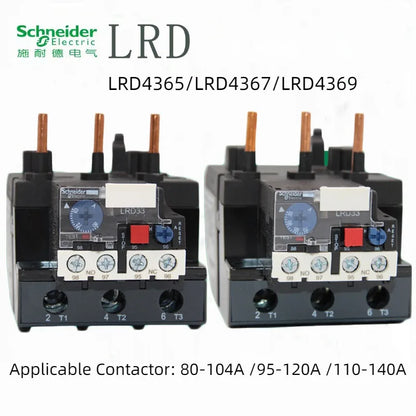 Relè di sovraccarico termico elettrico Schneider Lrd4365/Lrd4367/Lrd4369 applicabile al contattore LC1D80-104A /95-120A /110-140A