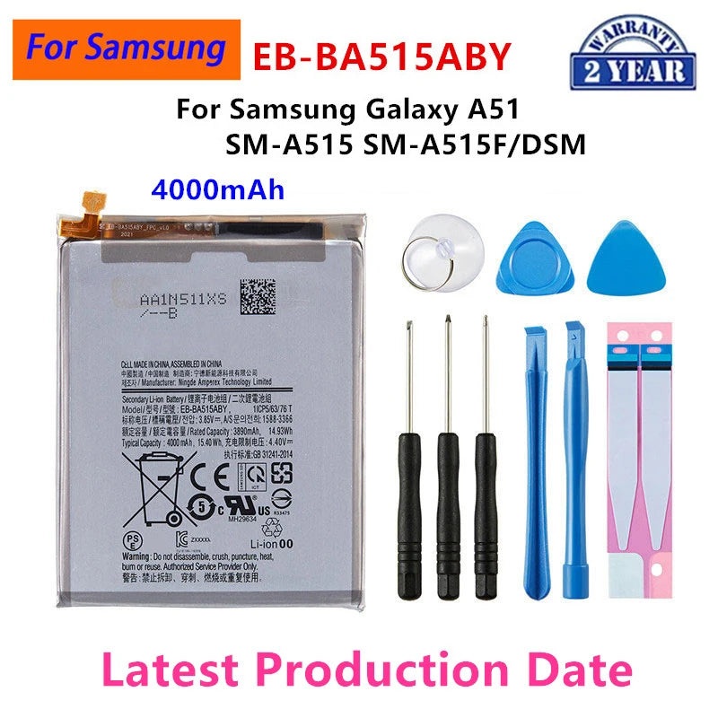Batteria nuova di zecca per Samsung Galaxy S10 S20 S20 + S20 Ultra A90 A80 A71 A60 A51 A31 A20e A10e nota 10/10 + M30s A20S M11