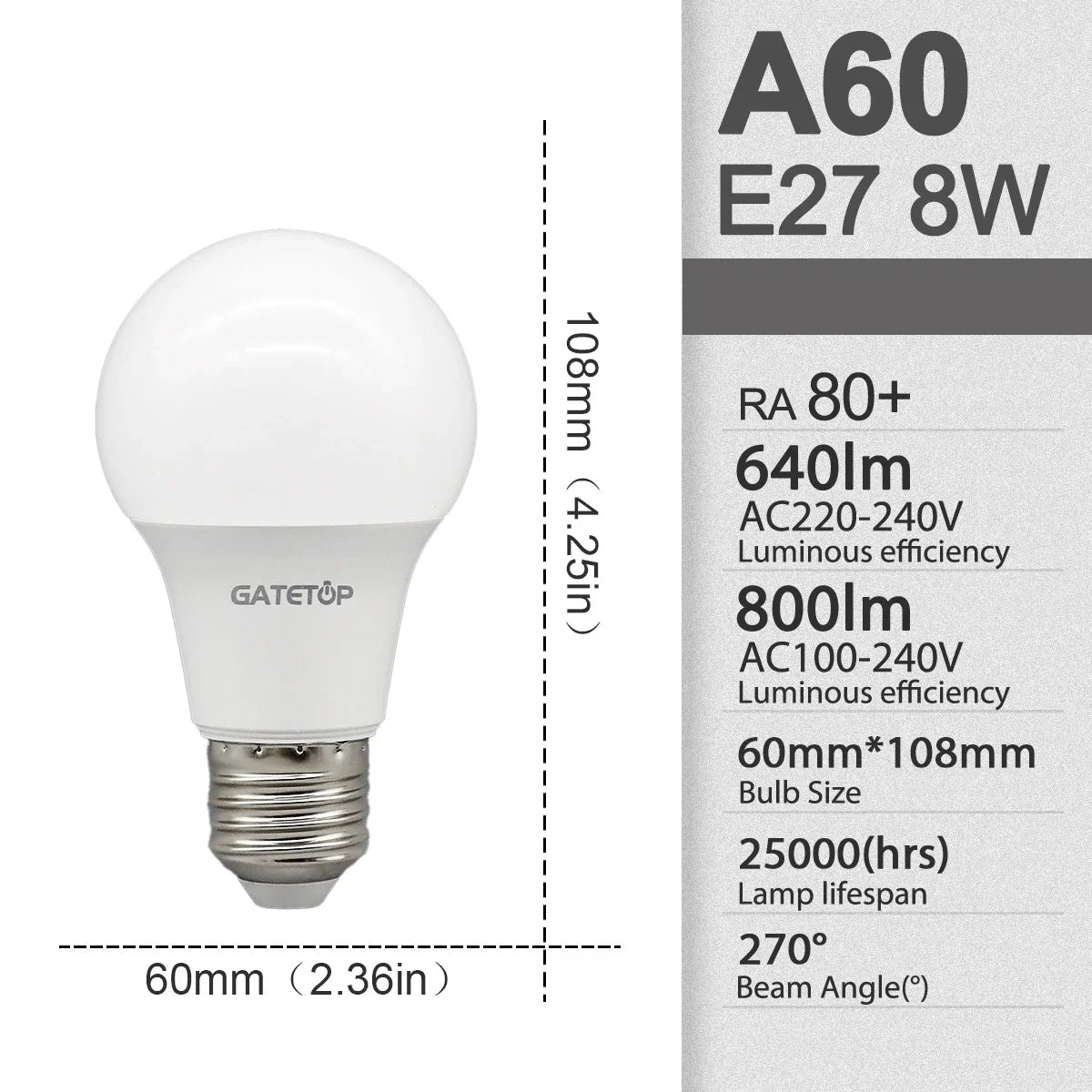 10 Pezzi Lampadine LED E27 B22 da 24W 20W 18W 15W 12W 10W 3W, AC 220V 110V 3000K 6000K, Lampada per Soggiorno e Casa