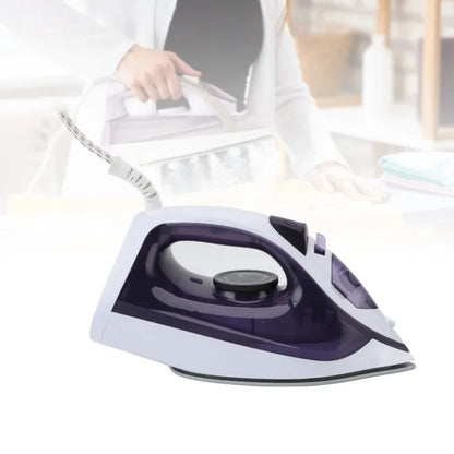 Ferro da stiro a vapore da 1600 W per indumenti, con microfori per il vapore, serbatoio dell'acqua da 210 ml, ideale per stirare sia a secco che con vapore, per uso domestico e in viaggio, 220 V.