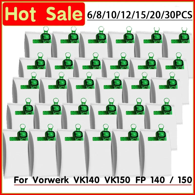 Kit sacchetto per la polvere compatibile per Vorwerk Kobold VK140 VK150 FP140 FP150 sacchetto per aspirapolvere accessori filtri pezzi di ricambio