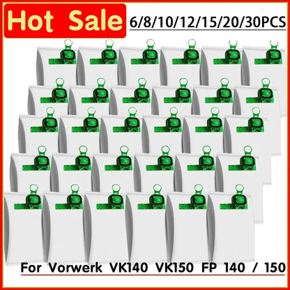 Kit sacchetto per la polvere compatibile per Vorwerk Kobold VK140 VK150 FP140 FP150 sacchetto per aspirapolvere accessori filtri pezzi di ricambio