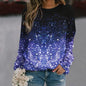 Autunno Paesaggio 3D Stampa Felpe Maniche Raglan da Donna Eleganti Felpe Casual Y2k Pullover Harajuku Magliette E Camicette Abbigliamento Femminile