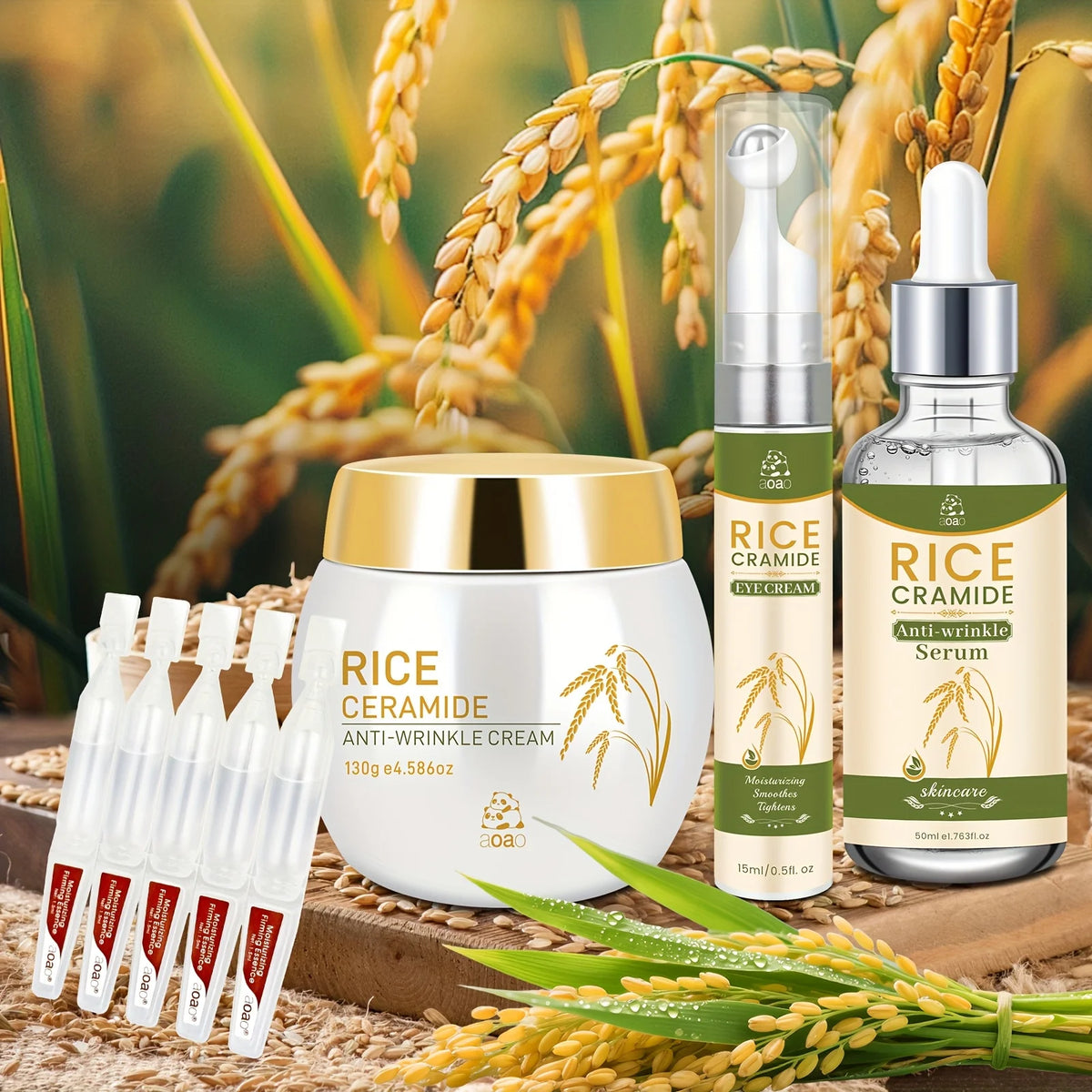 Set regalo da 23 pezzi anti-rughe con vitamina E, collagene e acido ialuronico per un'idratazione profonda, nutrimento e una pelle raffinata. Adatto a tutti i tipi di pelle, trattamento antirughe che fa sembrare la pelle più