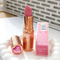 Charlotte Brand Blush in stick colorato, lucidalabbra idratante al collagene, rossetto in tubetto oro con diamante rosa, cosmetici Tilbury