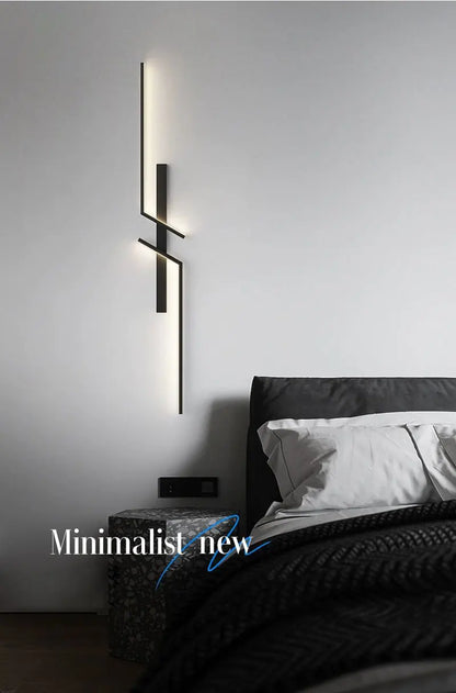 Lampade da parete a LED nordiche per corridoio corridoio 60cm/80cm/100cm Luci da parete a LED interne Sconce da parete Illuminazione per cucina Sala da pranzo