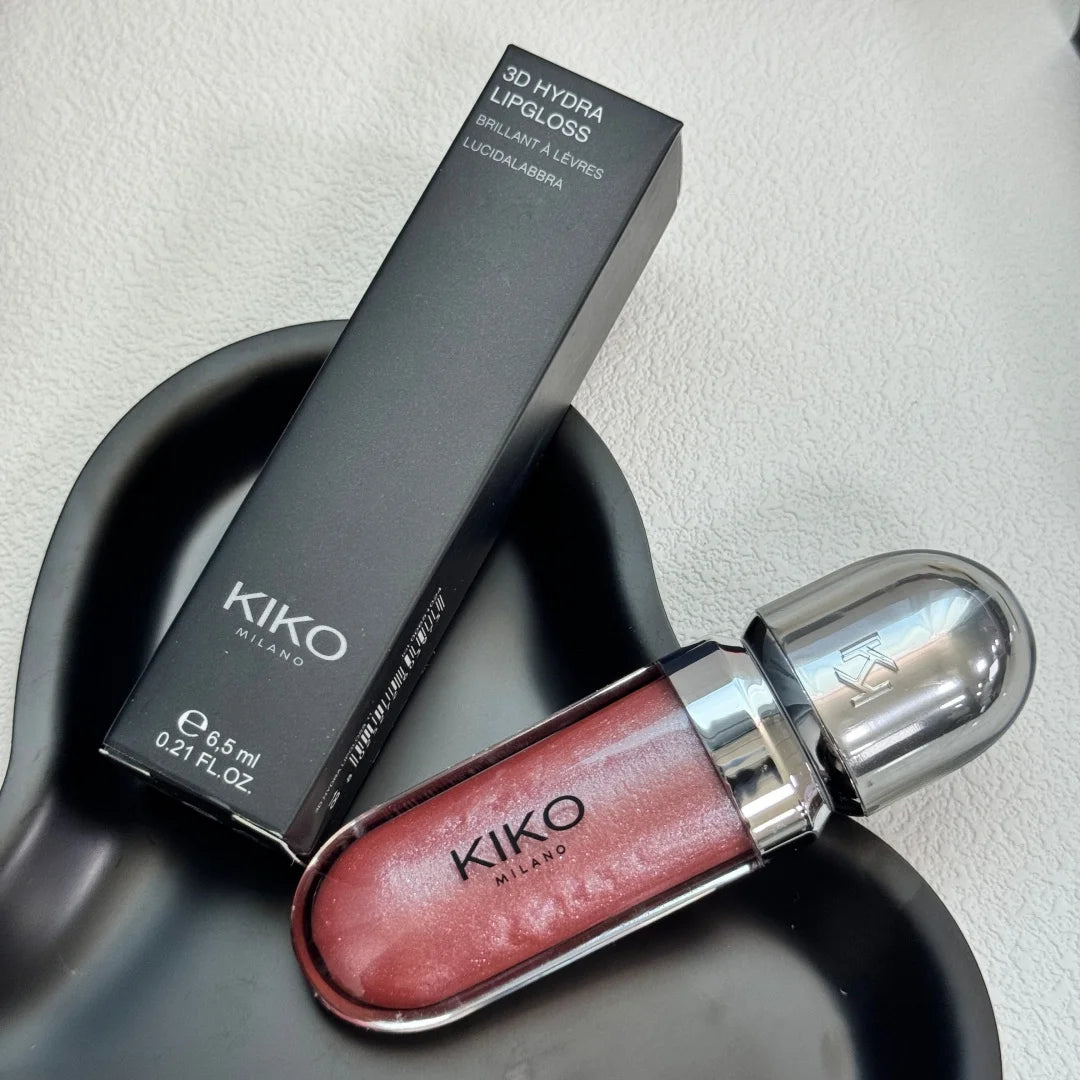KIKO Milano Lucidalabbra 3D Hydra, Classico, per Uso Quotidiano, Idratante, Alta Lucentezza, Aspetto Naturale, Non Appiccicoso, Finitura Liscia, Regalo di Trucco