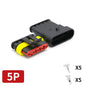 20/50/100 Set 1.5 Serie AMP Automobile Connettori 1/2/3/4/5/6 Pin Super Sigillo Impermeabile Cavo Elettrico connettore PA66 Nylon