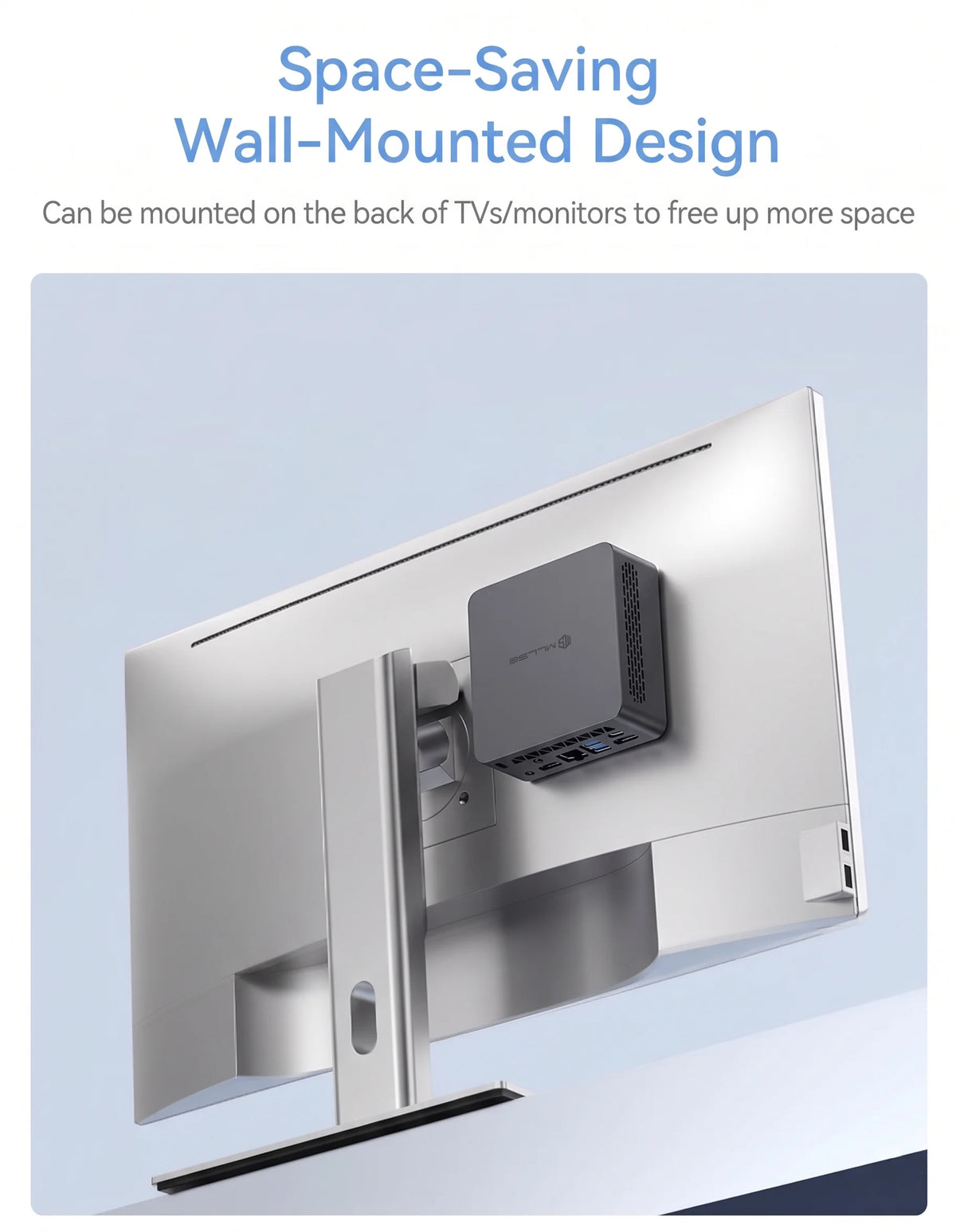 MLLSE M3 Pro Mini PC con Processore Intel Core I5-4310U, 8GB RAM DDR3, 128GB SSD M.2, Wi-Fi 5, BT 4.2, Windows 11 Pro, Mini Computer Desktop