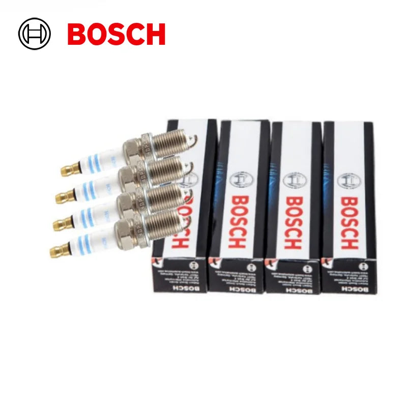 4 candele d'accensione Bosch Single Platinum FR8DPP30X per Toyota Camry Vios Yaris Corolla Matrix RAV4 Land Cruiser Prado