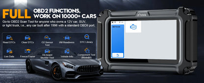 XTOOL D5S Strumenti diagnostici per auto ABS SRS Sistemi di trasmissione del motore Scanner OBD2 16+ servizi Tutte le funzioni Aggiornamento gratuito a vita