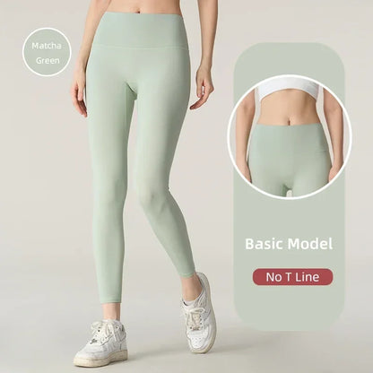 2024 Vendita calda Fitness Allungamenti Leggings femminili a figura intera Pantaloni da corsa Pantaloni da yoga comodi e aderenti Legging da allenamento