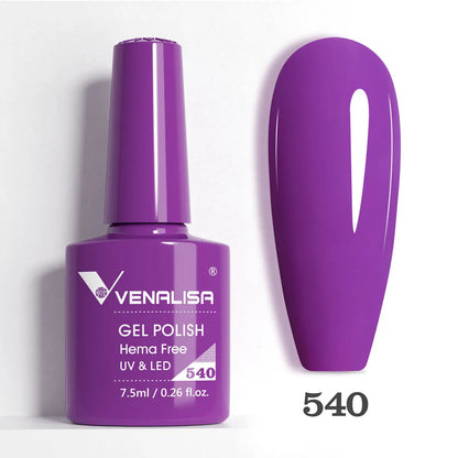 VENALISA Smalto gel per unghie da 7,5 ml Sparkle Glitter Diamante Brillante Colori estivi Semi permanente Soak off Vernice gel per unghie UV LED