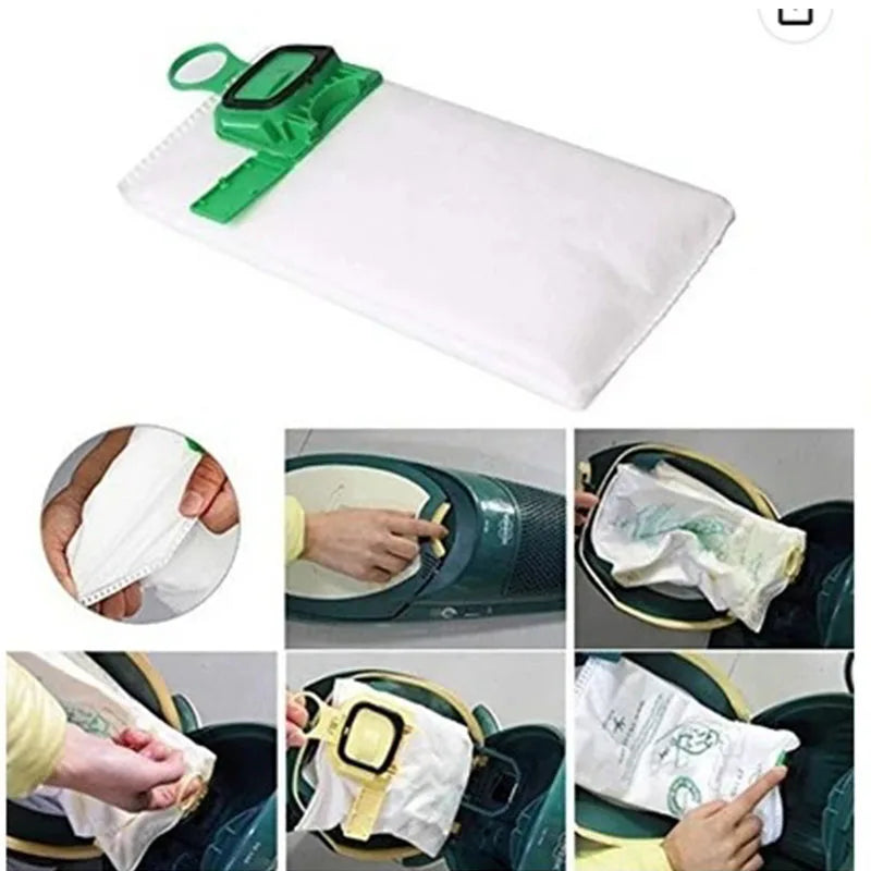 Kit di sostituzione del sacchetto per la polvere per Vorwerk VK140 VK150 FP 140/150 Aspirapolvere Filtro per la pulizia Sacchetto per la polvere Pezzi di ricambio Accessori