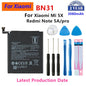Batteria originale per telefono Xiaomi Mi Redmi Note Mix 2 3 3S 3X 4 4X 4A 4C 5 5A 5S 5X M5 6 6A 7 8 Pro Plus BN43 BN31