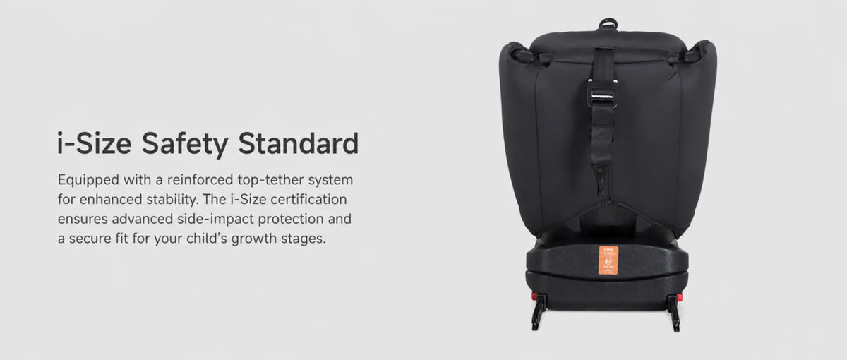 Seggiolino Auto per Bambini ISOFIX 360 °   Seggiolino di sicurezza per bambini orientabile in avanti e all'indietro, approvato ECE R129 i-Size, per bambini da 0 a 12 anni.