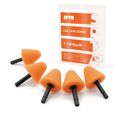 Set di Sfere Lucidanti Flessibili SPTA Mini con Tamburi Conici e Cilindrici per Dettagli Auto e Lucidatura in Spazi Ristretti