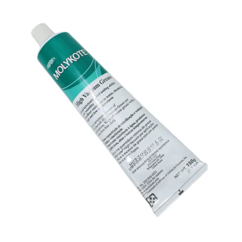 Grasso Siliconico Molykote HVG 150g Originale, Lubrificante per Alta Vuota per O-Ring e Valvole, Impermeabile e a Lunga Durata