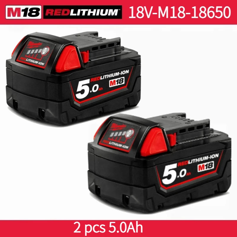 Nuova Batteria Milwaukee M18 8.0Ah ad Alta Potenza 18V Ricaricabile agli Ioni di Litio per Utensili Elettrici Cordless Milwaukee M18 Batteria 8Ah