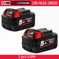 Nuova Batteria Milwaukee M18 8.0Ah ad Alta Potenza 18V Ricaricabile agli Ioni di Litio per Utensili Elettrici Cordless Milwaukee M18 Batteria 8Ah