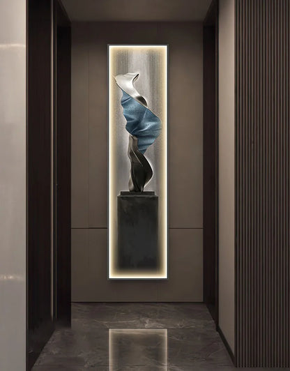 Lampada da Parete a LED Moderna di Lusso, Decorazione per Ingresso, Quadro Sottile da Parete, Lampada da Corridoio di Alta Gamma