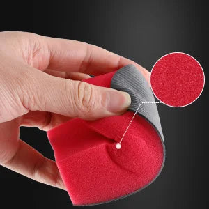 SPTA 1PC Tampone in Argilla Magica Rossa per Lavaggio Auto, Spugna per Pulizia e Dettagli Auto, Accessori per il Lavaggio