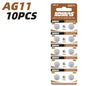10-100 pz AG11 362 LR721 362A L721F SR721SW 1.55V batterie al litio protezione ambientale batteria a bottone per orologio