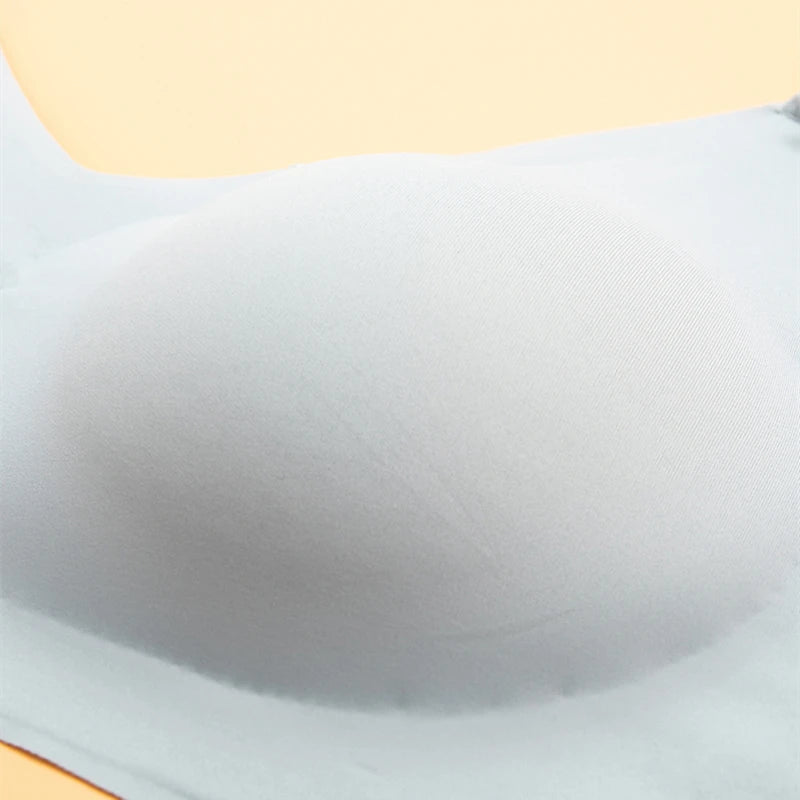Reggiseno per allattamento da donna con taglio laser ultra sottile Reggiseni per allattamento imbottiti rimovibili senza cuciture Reggiseno di supporto per maternità push up taglie forti