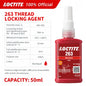 100% originale Loctite 243 242 222 262 263 270 271 277 290 Colla per viti 50ml Frenafiletti Colla anaerobica Fissatore per viti