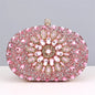 Diamond Crystal Women Make Up Cosmetic Evening Shoulder Messenger pochette borsa per telefono borsa dorata argentea rossa rosa nera