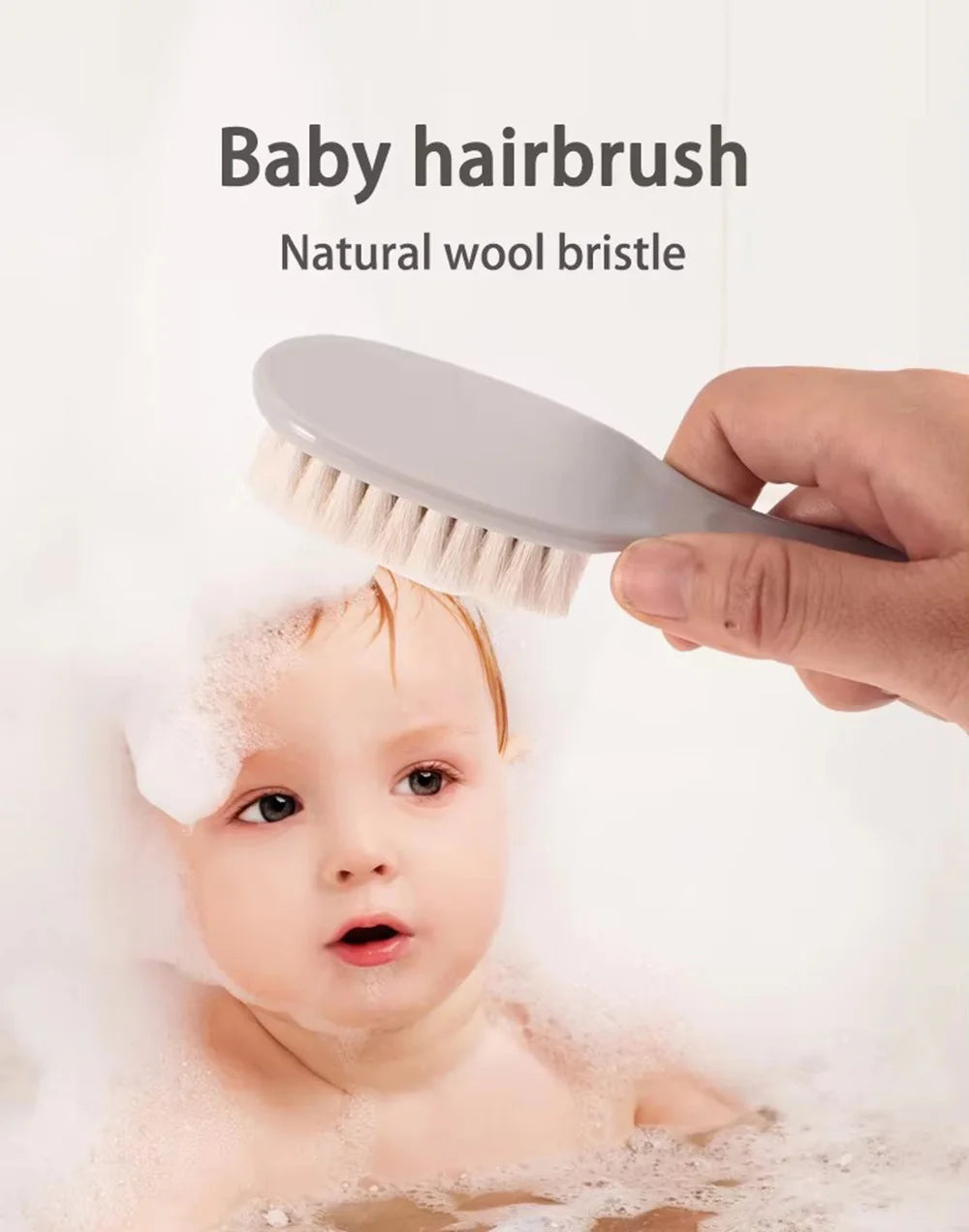 Kit per la Cura del Neonato 9 Pezzi con Tagliaunghie, Spazzola per Capelli, Pettine, Termometro, Set Essenziale per l'Igiene del Bambino, Kit da Viaggio