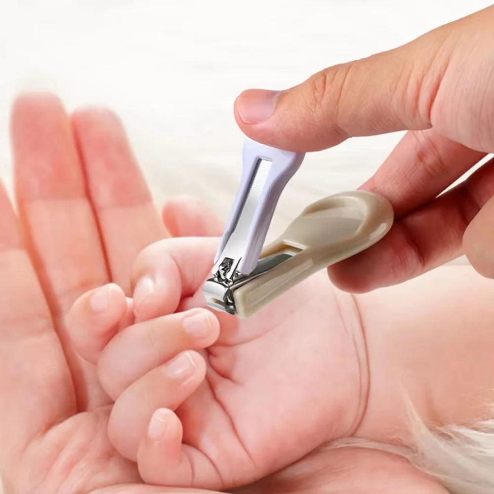 Kit per la Cura del Neonato 9 Pezzi con Tagliaunghie, Spazzola per Capelli, Pettine, Termometro, Set Essenziale per l'Igiene del Bambino, Kit da Viaggio