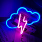1 pezzo, luce al neon decorativa per un'atmosfera artistica moderna, decorazione da parete per feste natalizie, regalo per matrimoni, scene di laurea, alimentata tramite USB o a batteria (batteria non inclusa)