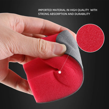 SPTA 1PC Tampone in Argilla Magica Rossa per Lavaggio Auto, Spugna per Pulizia e Dettagli Auto, Accessori per il Lavaggio