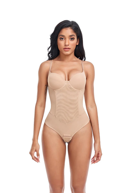 Perizoma Body Shapewear Donna Full Body Shaper Vita Trainer Ossa d'acciaio Pancia Controllo Biancheria intima Pancia piatta Sottoseno Corsetto