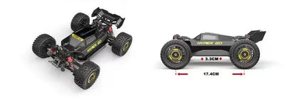 Auto RC MJX Hyper Go 1/16 4WD 16212 16213 16218, Auto da Corsa RC Brushless 60KM/H, Auto Telecomandate 2.4G, Camion Fuoristrada Giocattolo