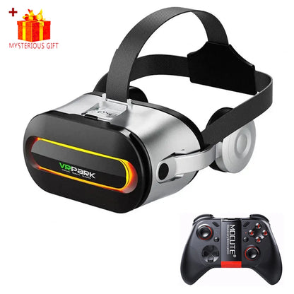Occhiali VR Realtà virtuale Casco per telefono 3D Cuffie Lenti Occhiali Dispositivo Viar Smartphone intelligente Gioco cellulare Set di visualizzatori video mobili