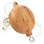 Carillon girevole per neonati Culla Imitazione Colore legno Appeso Sonaglio Bambino Lenitivo Giocattoli musicali 0-12 mesi Regalo per bambini
