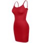 Intimo modellante da donna, slip completo, controllo della pancia, girocollo, mini sotto il vestito, modellante per il corpo liscio, nuova lingerie con spalline sottili