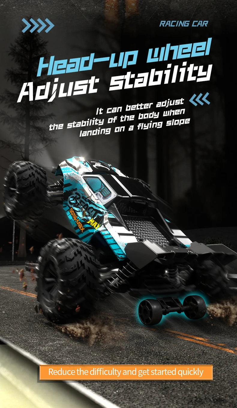 SG116 PRO, auto radiocomandata in scala 1/16, velocità massima 40 km/h, trazione integrale, fuoristrada, monster truck radiocomandato, veicolo da corsa 2.4G, giocattolo, regalo di compleanno per bambini, ragazzi e adulti.