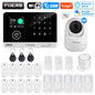 FUERS Sistema di allarme Smart Home WIFI GSM Allarme di sicurezza Host Ant-furto con sensore di movimento porta Tuya Smart App controllo lavoro Alexa