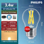 Philips Master Vetro LED Candela Lustro E14 E27 Lampadina Filamento B35 P45 A60 Lampada trasparente DimTone Dimimmable Luce bianca calda per interni