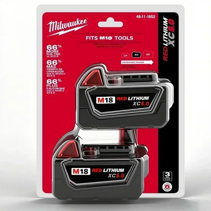 Batteria agli ioni di litio Milwaukee M18 18V 6.0Ah 12.0Ah ad alta potenza, 100% originale, per utensili elettrici a batteria 48-11-1850 48-11-1815