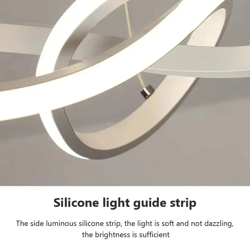Lampada a sospensione moderna a LED con design irregolare aerodinamico Piccola lampada a sospensione creativa per camere da letto, sala da pranzo, sale studio