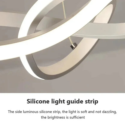 Lampada a sospensione moderna a LED con design irregolare aerodinamico Piccola lampada a sospensione creativa per camere da letto, sala da pranzo, sale studio
