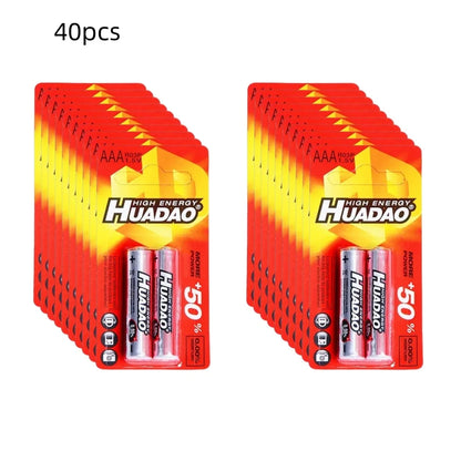 2-80 Batterie AAA 1.5V R03 Monouso al Zinco per Luci LED, Mouse, Calcolatrici, Giocattoli Elettrici, Telecomandi