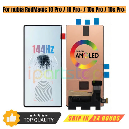 Display di Ricambio iParts per ZTE nubia RedMagic 10 10S Pro NX789J Red Magic 10 10S Pro+ AMOLED 144Hz Touch Screen Assembly OEM